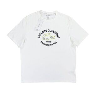 Lacoste Crew Neck Short Sleeve Graphic Men's Fashion Sleep T-Shirt L NWT